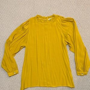 Molly Bracken Mustard Yellow Blouse